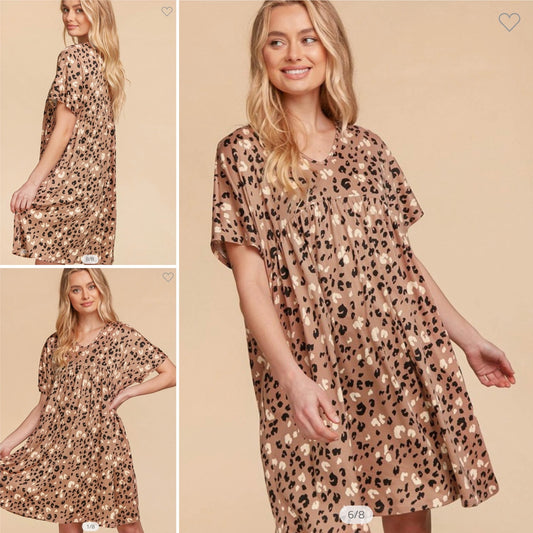 All Cheetah Dress