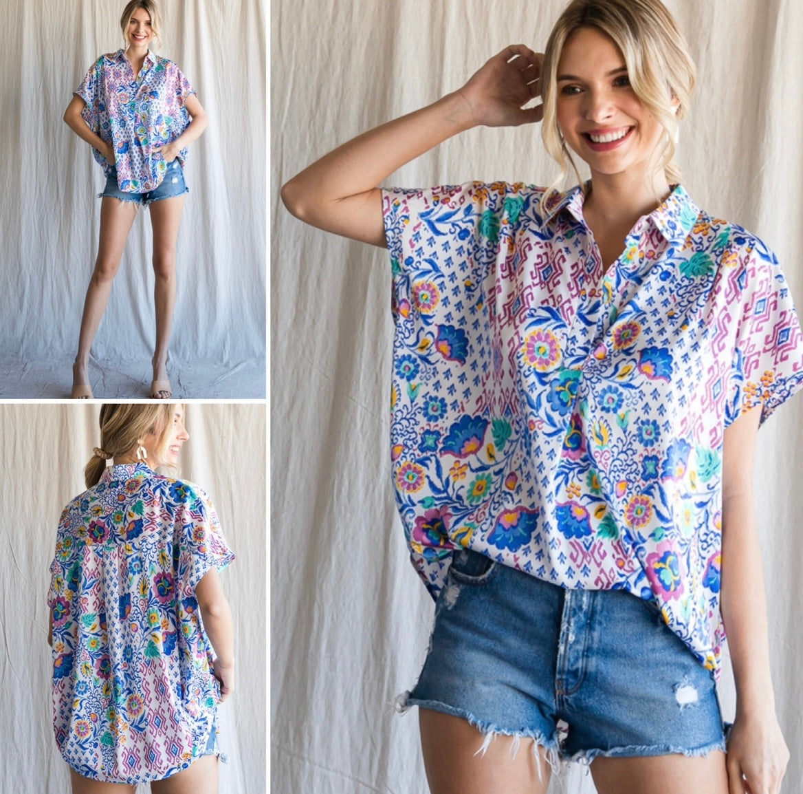 Oceans Blue Top