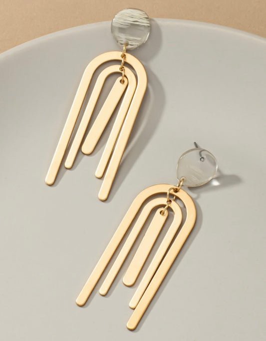 Double Arch Earring
