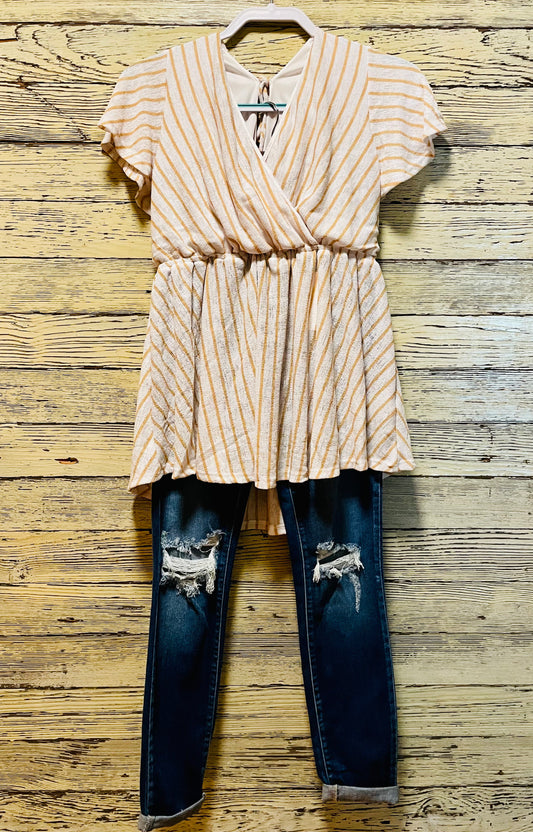 Striped to the max top