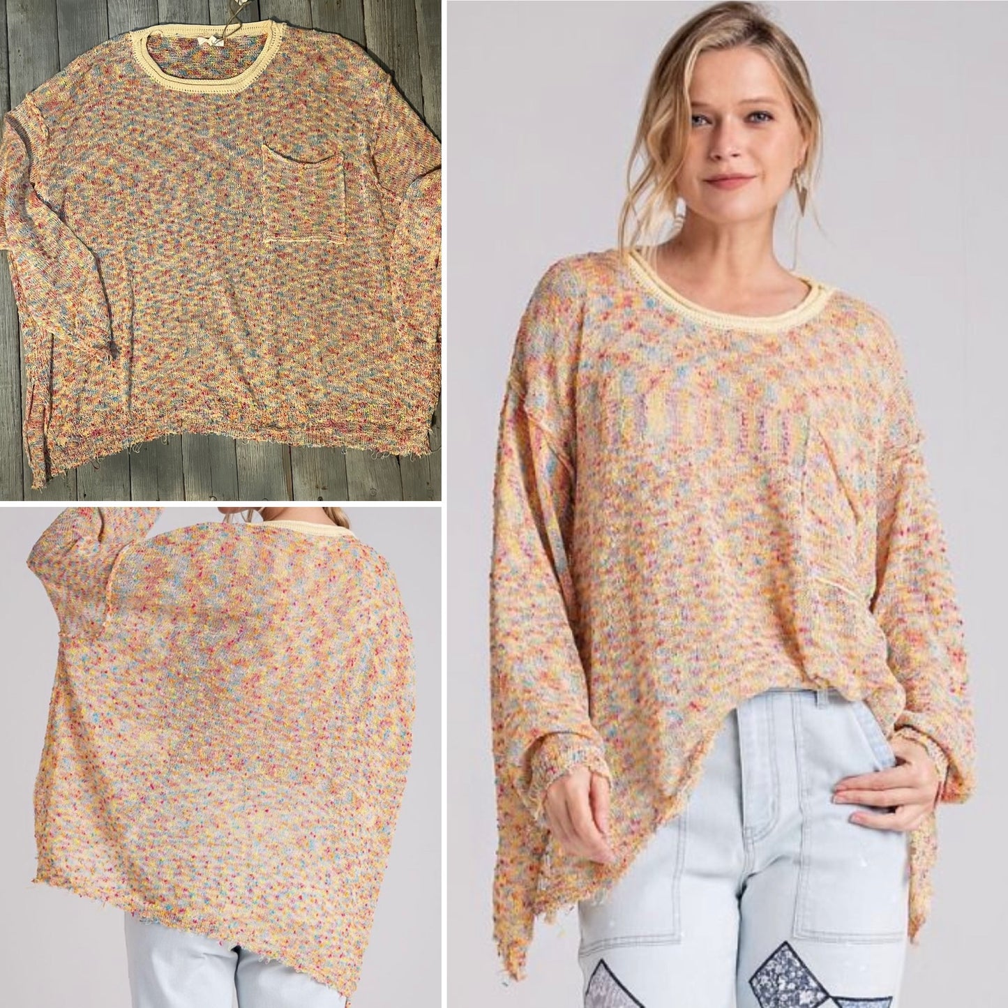 Multicolored Easel Sweater