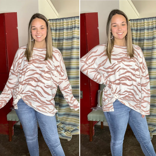 Zebra Top
