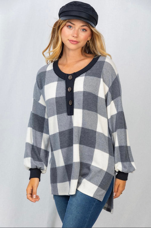 Plaid Top